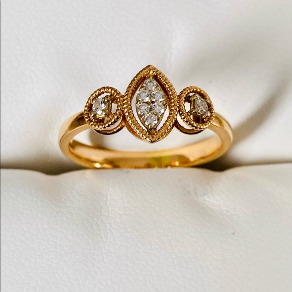18k gold & diamonds ring - Picture 4 of 6